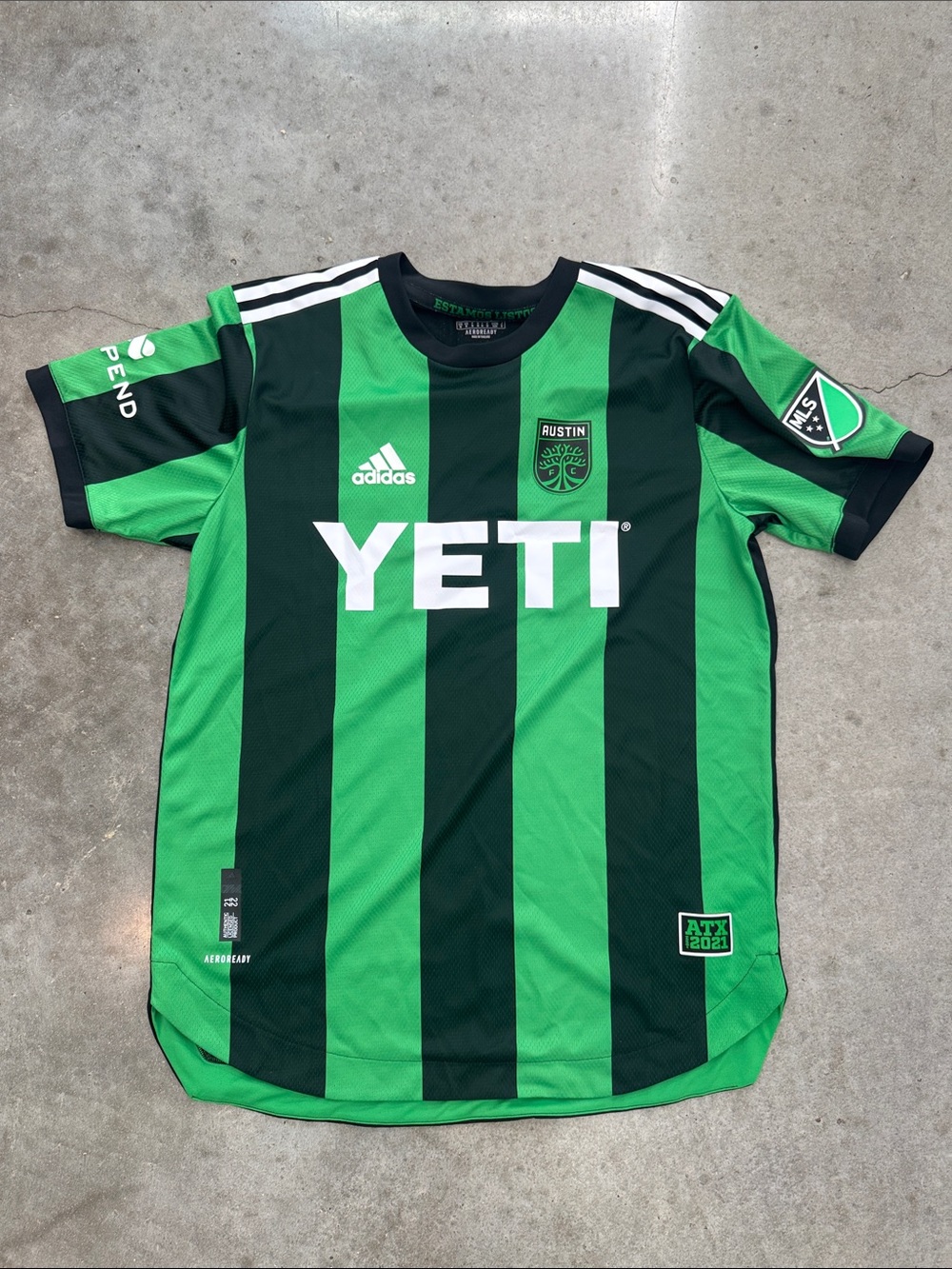 Austin FC Adidas Authentic Kleemann #19 ATX 2021 MLS Soccer Jersey
